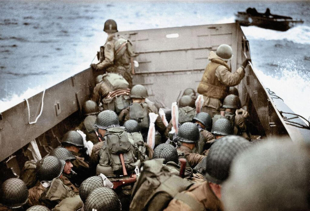 Rare Color Photos Of D-Day: The Beginning Of The End Of World War II